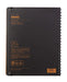 Rhodia Notebook 119236C A4+ Ruled Spiral Bound PP (Polypropylene) Soft Cover Black Perforated 180 Pages 90 Sheets