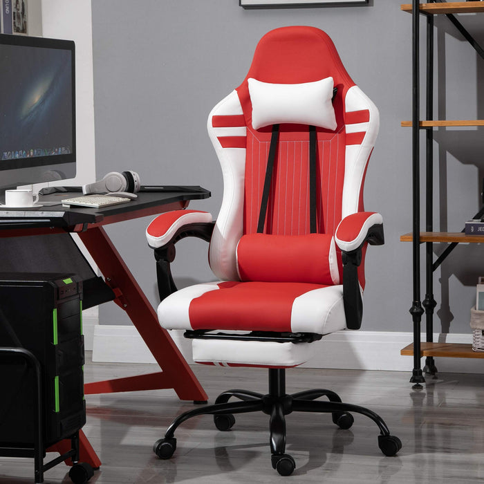 Vinsetto Gaming Chair 921-278V70RD Red 52 (W) x 62 (D) x 128 (H) mm