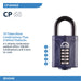 SQUIRE Combination Padlock CP60 Hardened Steel