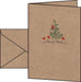 Sigel Christmas Card DS075 A6 225 gsm Brown 21.1 x 9 cm Pack of 20