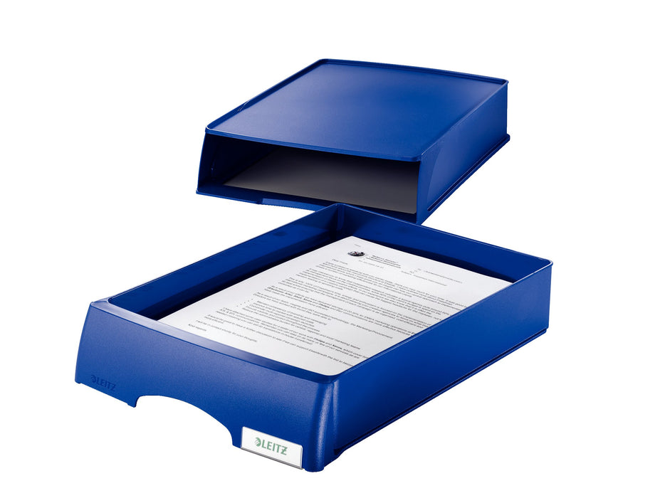 Leitz Letter Tray 52100035 Blue Pack of 4