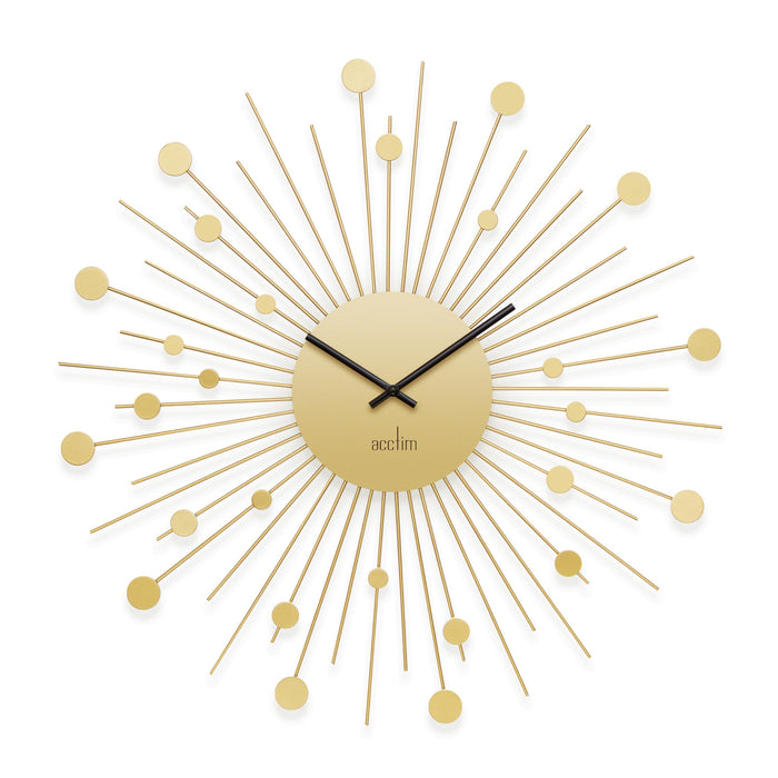 Acctim Wall Clock 29648 50 x 3.5 x 50 cm Brass