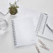 LEITZ Wow Wirebound Notebook A5 Ruled White