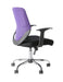 Alphason Office Chair Atlanta Black, Purple 570-470 x 500 mm