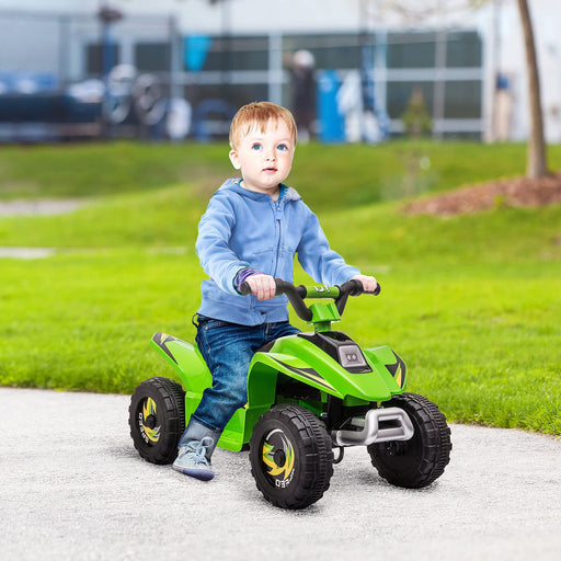 HOMCOM Kids Ride On Car Steel Green