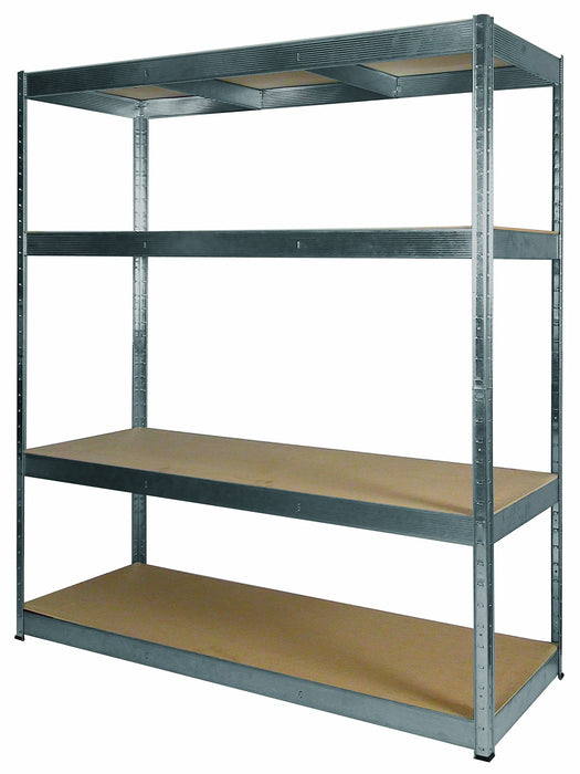 Nautilus Designs Garage Shelving - Boltless Model: 13510 Steel Silver