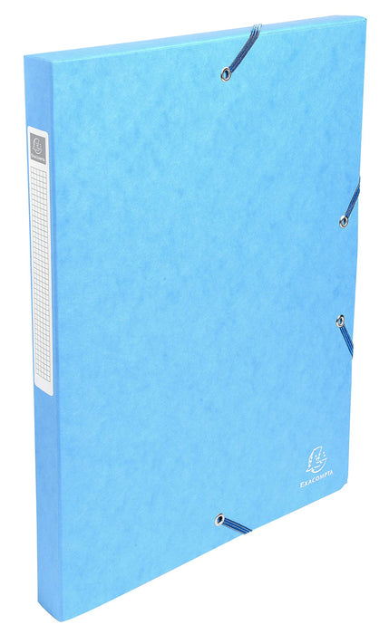 Exacompta Filing Box 50306E A4 Turquoise Glossy Card 25 x 33 cm Pack of 8