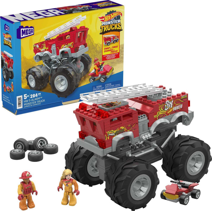 MEGA Construx Hot Wheels 5-Alarm Monster Truck Monster Truck Building Set //HHD19