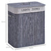 HOMCOM Laundry Basket 32 x 63 cm