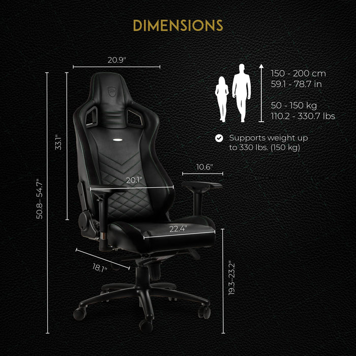 Noblechairs Epic Gmng Chair Blk/Grn