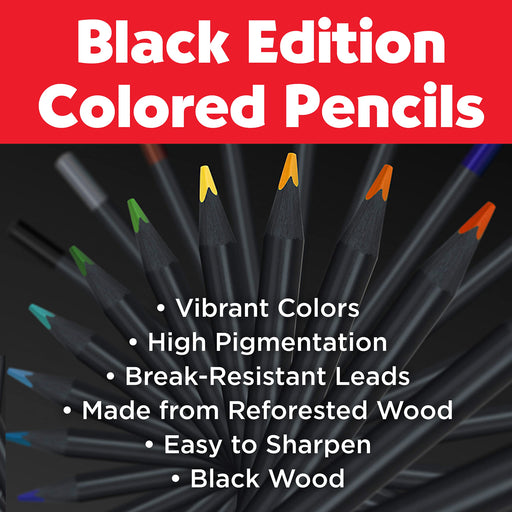 Faber-Castell Colouring Pencils Black Edition 116412 Black Pack of 12