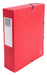 Exacompta Filing Box 50835E A4+ Red Glossy Card 25 x 33 cm Pack of 6