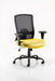 Dynamic Tilt & Lock Heavy Duty Chair Height Adjustable Arms Portland HD Senna Yellow Seat Without Headrest High Back