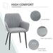 HOMCOM Dining Chair 835-290V71 Grey