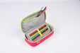 Helix Jumbo Pencil Case 11 x 6.2 x 22.8 cm Neon/Pink