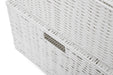 ARPAN Storage Chest Plastic White 60 x 40 x 20 cm Set of 2