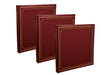 ARPAN Photo Album AL-9177-X3 24 Sheets Red Pack of 3