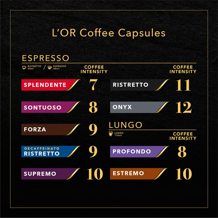 L'OR Espresso Lungo Profondo Coffee Capsules Pack of 10