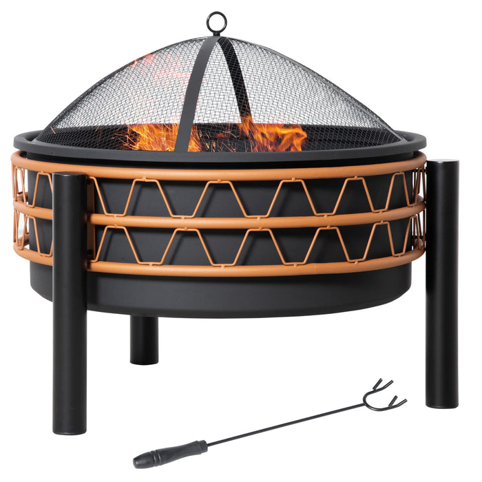 OutSunny Firepit 842-267 Steel