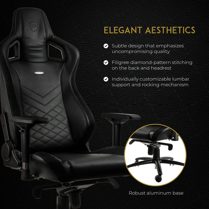 Noblechairs Epic Gmng Chair Blk/Grn