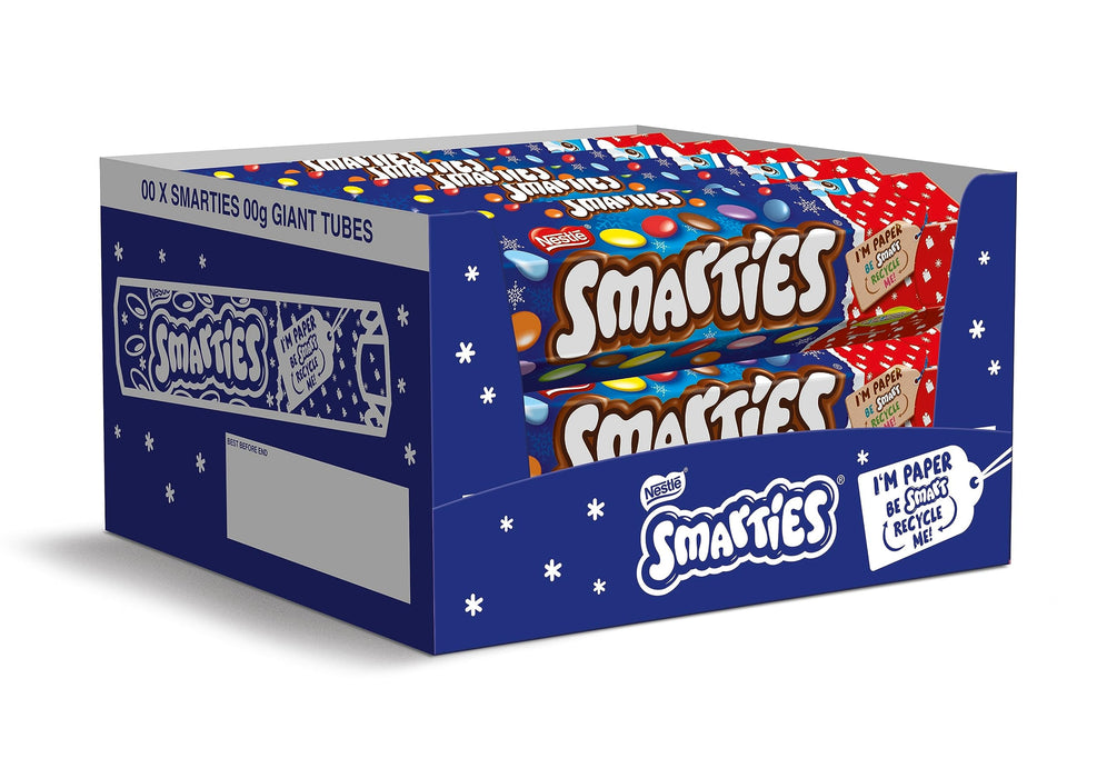 Smarties Giant Hex Tube 120g 12553572