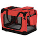 PawHut Pet Travel Carrier Red 420 mm x 600 mm x 420 mm