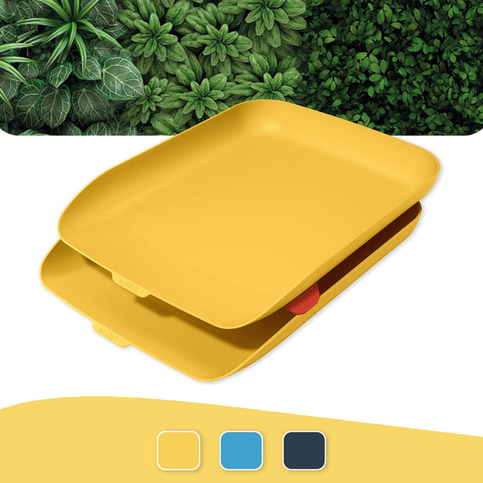 Leitz Letter Tray 53581019 Yellow Pack of 2