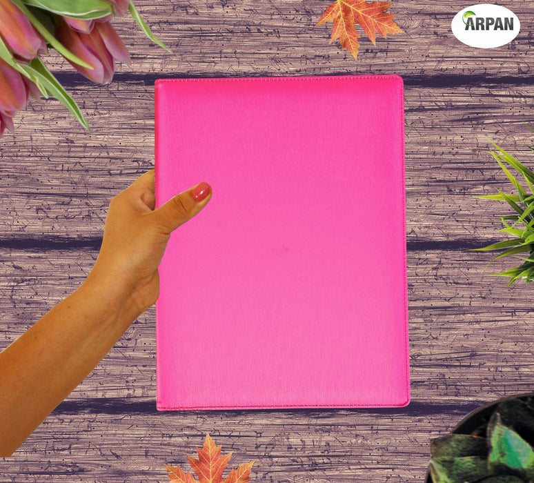 ARPAN Display Book A4 Pink 24 Pockets