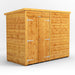 Power Garden Shed 84PPWDD Golden Brown 8x4