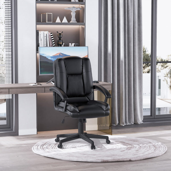 HOMCOM Office Chair 921-049BK Black 62 (W) x 67 (D) x 104 (H) mm