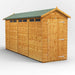 Power Garden Shed 144PASS Golden Brown 14x4