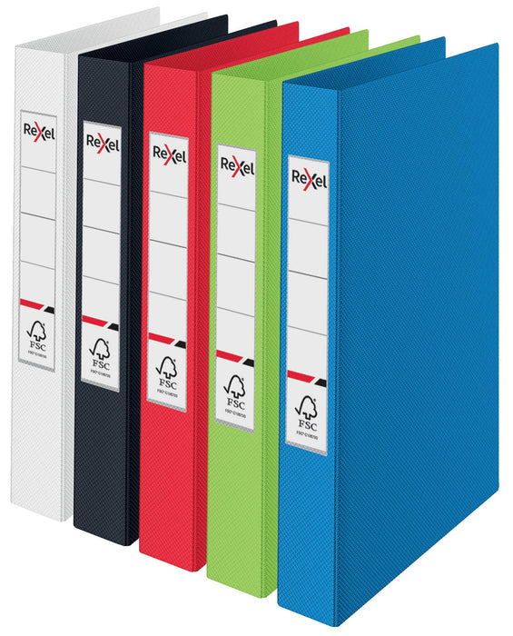 Rexel Ringbinder Choices A5 25mm 2RR Green PK10 - 2115561