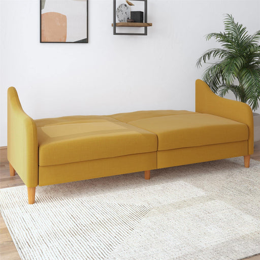 DOREL HOME 3 Seat Sofa MUSTARD LINEN Linen 1,955.80 (W) x 825.50 (D) x 838.20 (H) mm