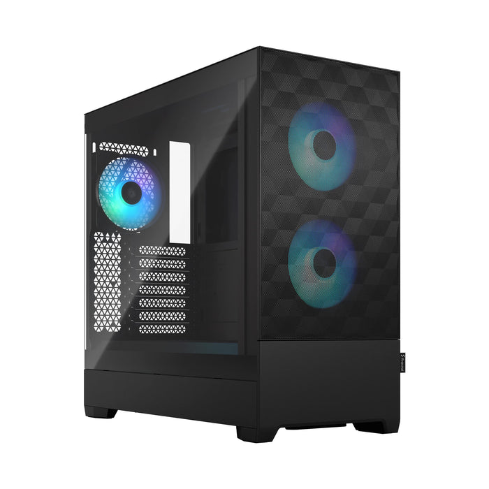 Fractal Design Pop Air RGB Tempered Glass Mid Tower Black Clear Tint ATX PC Case