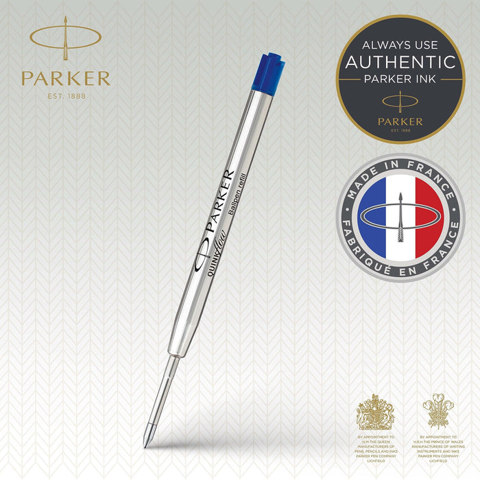 Parker Ballpoint Pen Refill Quinkflow 0.8 mm Blue