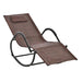 OutSunny Rocking Chair Brown 1,600 x 790 mm