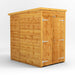 Power Garden Shed 46PPWDD Golden Brown 4x6