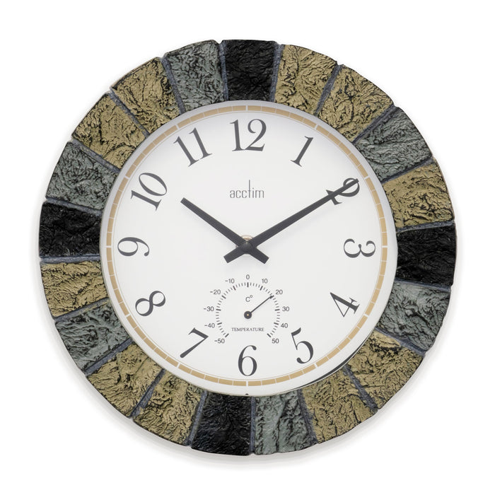 Acctim Wall Clock 22427 26.1 x 26.1 x 4.9 x 26.1 cm Slate