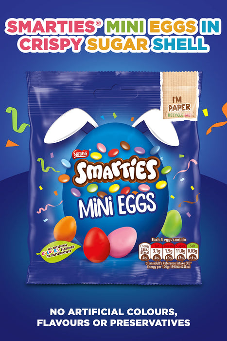 Nestle Smarties Mini Eggs 80G Pk12