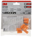 3M Ear Plugs Orange Pack of 4