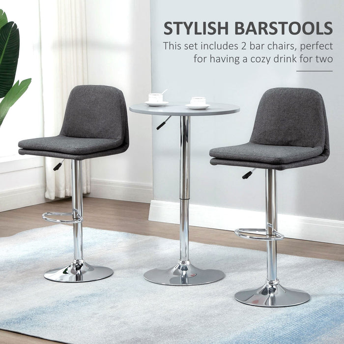 HOMCOM Bar Stool 835-601V70 Grey