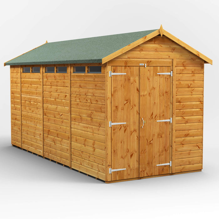 Power Garden Shed 146PASSDD Golden Brown 14x6