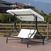 OutSunny Swing Bench Heavy Duty Cream