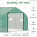 OutSunny Polytunnel Greenhouse 4.47 (L) x 3 (W) x 2 (H) m