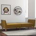 Novogratz 3 Seat Sofa MUSTARD LINEN Linen 2,044.70 (W) x 825.50 (D) x 850.90 (H) mm