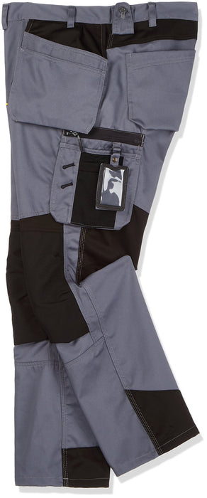 BLÅKLÄDER Trousers 15551860 Cotton, PL (Polyester) Grey, Black Size 43S