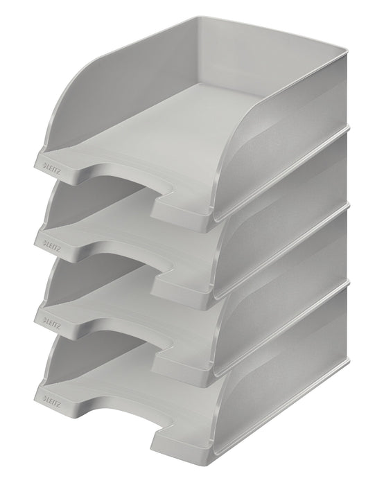 Leitz Letter Tray 52330085 Grey Pack of 4