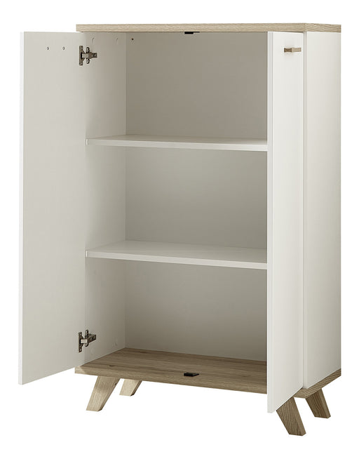 Germania Cupboard Oslo White 750 x 370 x 1,220 mm