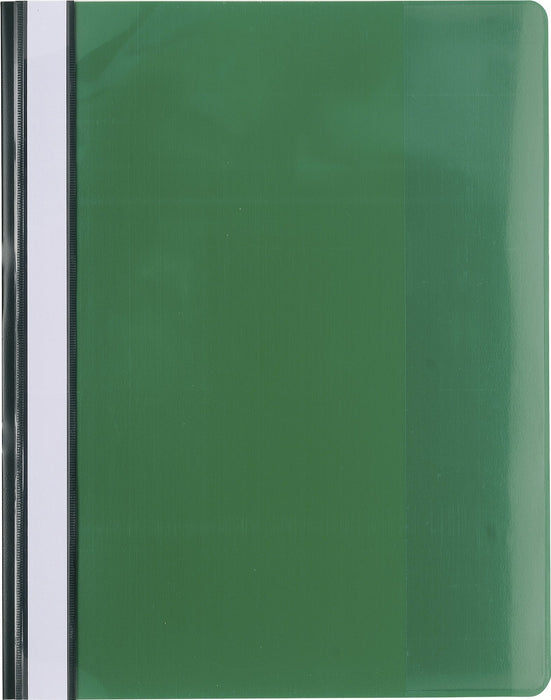 Exacompta Presentation Folders 439915B A4 Green PVC Pack of 10