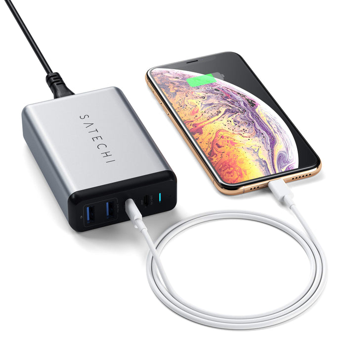 Satechi Travel Charger ST-MC2TCAM-UK Space Grey